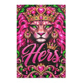 Hers Lion Crown Area Rug