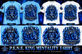 P.E.N.E. Blue King Mentality Tee