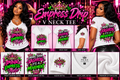 Empress Drip V Neck Tee